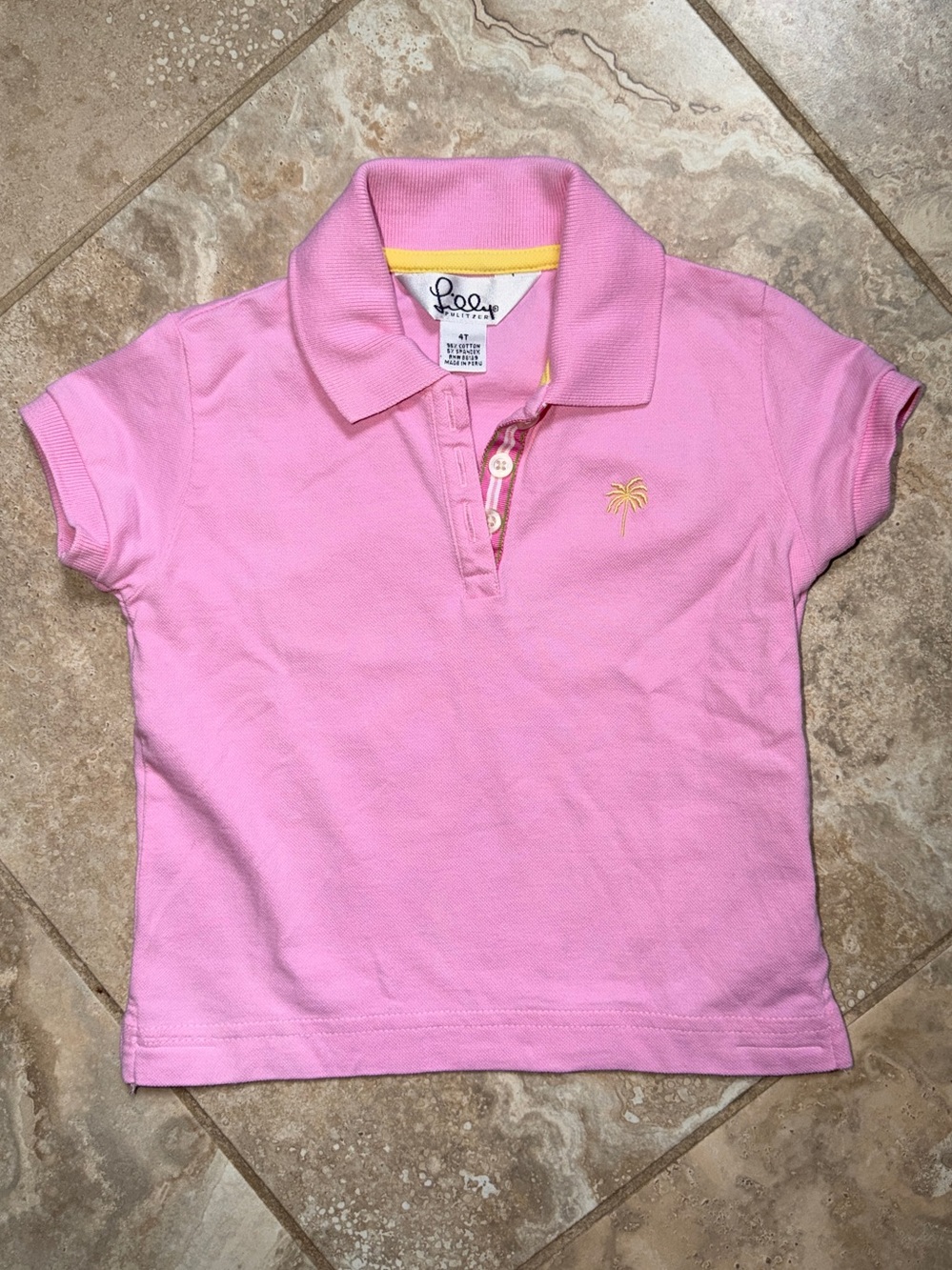 Lilly Pulitzer Pink Polo